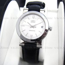 Men's Movado Vizio Viziomatic Automatic 35mm Silver Dial W/ Date Swiss Watch