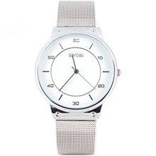 Men's Quartz Wrist Watch (White)