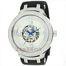 Mens Skeleton Watches: Joe Rodeo Diamond Watch 2.20ct