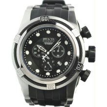 Men's Stainless Steel Case and Bracelet Black Mother of Pearl Dial Chronograph R