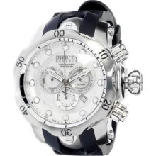 Men's Stainless Steel Reserve Venom Quartz Chronograph Diver Silver Dial Date Di