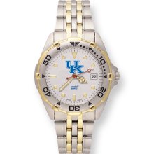 Mens U Of Kentucky All-Star Stainless Steel Band Watch Ring