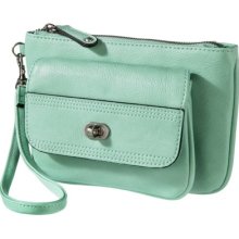 Merona Front Pocket Wristlet - Mint