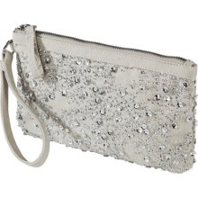 Merona Wristlet With Metallic Sequins - Beige