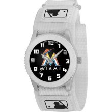 Miami Marlins Youth White Unisex Watch