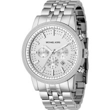 Michael Kors Knurling Edge Stainless Steel Watch