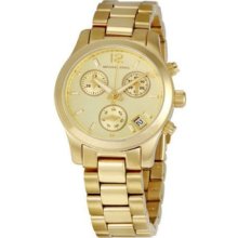 Michael Kors Quartz Gold Round Dial Gold Band Women's Watch Mk5384 Watch Women