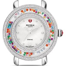 MICHELE Cloette Carnival Diamond Dial Watch Head, 38mm