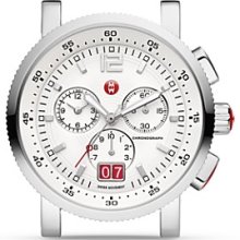 MICHELE Sport Sail Large White Watch, 42mm