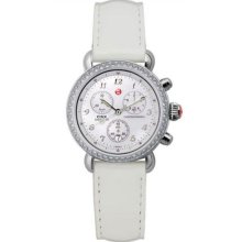 Michele Women's CSX 36 White Dial Watch MWW03C000085