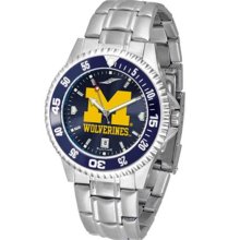 Michigan Wolverines UM Mens Competitor Anochrome Watch