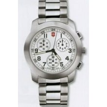 Military Inspired Chronograph Stainless Steel Field Watch