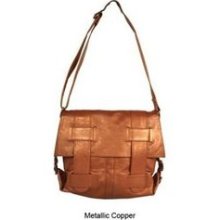 Mimi in Memphis Regina Large Cross-Hatch Shoulder Bag - Color: