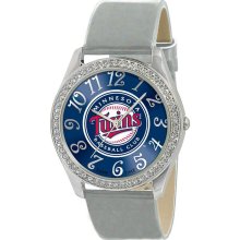 Minnesota Twins Glitz Ladies Watch