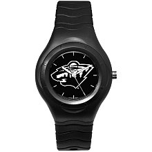 Minnesota Wild Shadow Black Sport Watch With White Logo