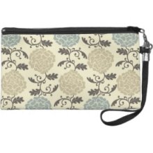 Modern Regal Rose Wristlet Bag