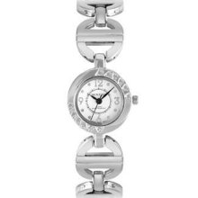 Montine Ladies White Dial Bracelet Strap Watch Gift Boxed