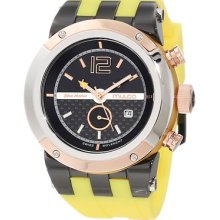 Mulco Mw5-1621-095 Chronograph Bluemarine Collection Yellow Band Watch