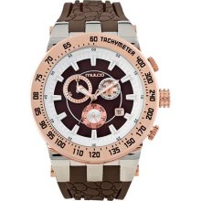 Mulco Stainless Steel Chronograph BlueMarine Collection Brown and