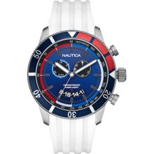 Nautica Chronograph Resin 100m Mens Watch N17585g