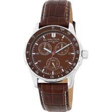 Nautica Men's Leather Watch N09550g