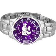 NCAA Kansas State University Mens Stainless Watch COMPM-AC-KSW - DEALER