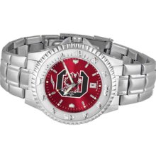 NCAA University of South Carolina Mens Stainless Watch COMPM-A-SCG - DEALER