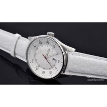 New Amn Aemani Watches Men Men's Watches Quartz White Dial Belt Busi