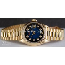 New Luxury Lls Automatic Women Watch Lady 18kt Gold Datejust Preside