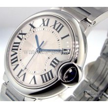 New Luxury Unworn Midsize Automatic Stainless Steel Ballon Bleu Men'