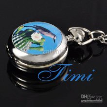 New Quartz Necklace Women Rare Pocket Watch Mini Mirror