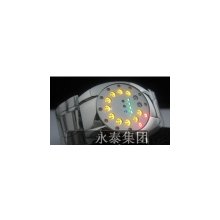 newest style flash fashion digital power reserve led wrist watches