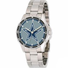 NFL Football Watches - Dallas Cowboys Men's Stainless Steel Watch