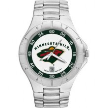 NHL Men's Pro II Bracelet Watch with Full Color Team Logo Dial - NHL