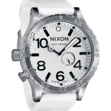 Nixon 51-30 Pu White White Surf Snow Hip Hop Golf Rap Scuba Sports Watch