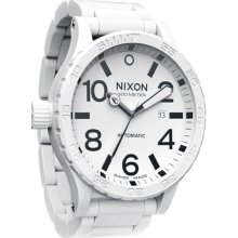 Nixon 51-30 White Ceramic Swiss Automatic