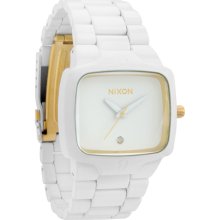 Nixon Player Watch - All White/Gold