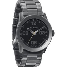 Nixon Private SS Men's Analog Watch - All Gunmetal / Black