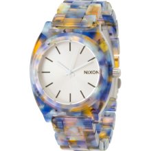 Nixon Time Teller Acetate Watch - Women's Watercolor Acetate, One Size