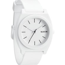 Nixon Time Teller Plastic Matte White Watch - white regular