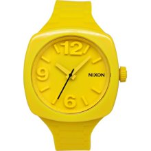 Nixon Watches Women's Goldenrad Yellow Silicone Yellow Dial Yellow Si