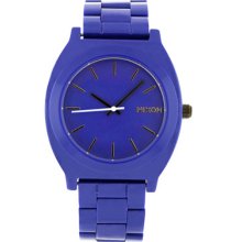 Nixon Watches Women's The Time Teller Acetate Purple Dial Purple Aceta