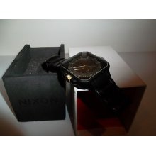 Nixon Wrist Watch The Platform Matte Black / Gold