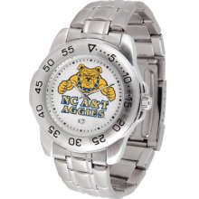 North Carolina A&T State Aggies Sport Steel Band - Men's Watch