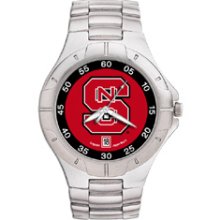 North Carolina State Wolfpack Mens Stainless Pro II Watch