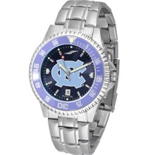 North Carolina Tar Heels Competitor AnoChrome Steel Band Watch