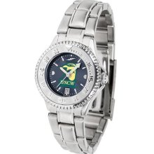 North Carolina Wilmington Seahawks UNCW Womens Steel Anochrome Watch