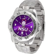 Northwestern State Demons NSU Mens Sport Anochrome Watch