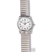 Nurse/ Nursing Chrome Expansion Watch Military Time