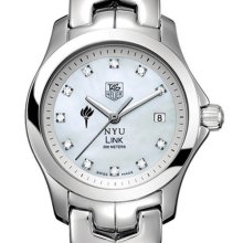 NYU TAG Heuer Watch - Women's Link w/ MOP Diamond Dial